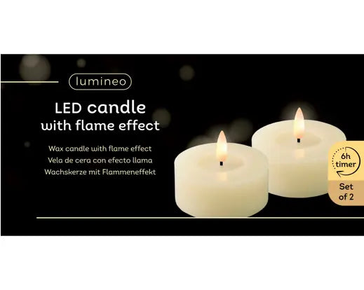 LED Teelicht wachs Flacker-Effekt indoor