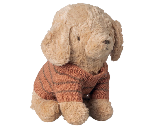 Maileg Welpenzubehör, klein, Gestrickter Pullover, koralle