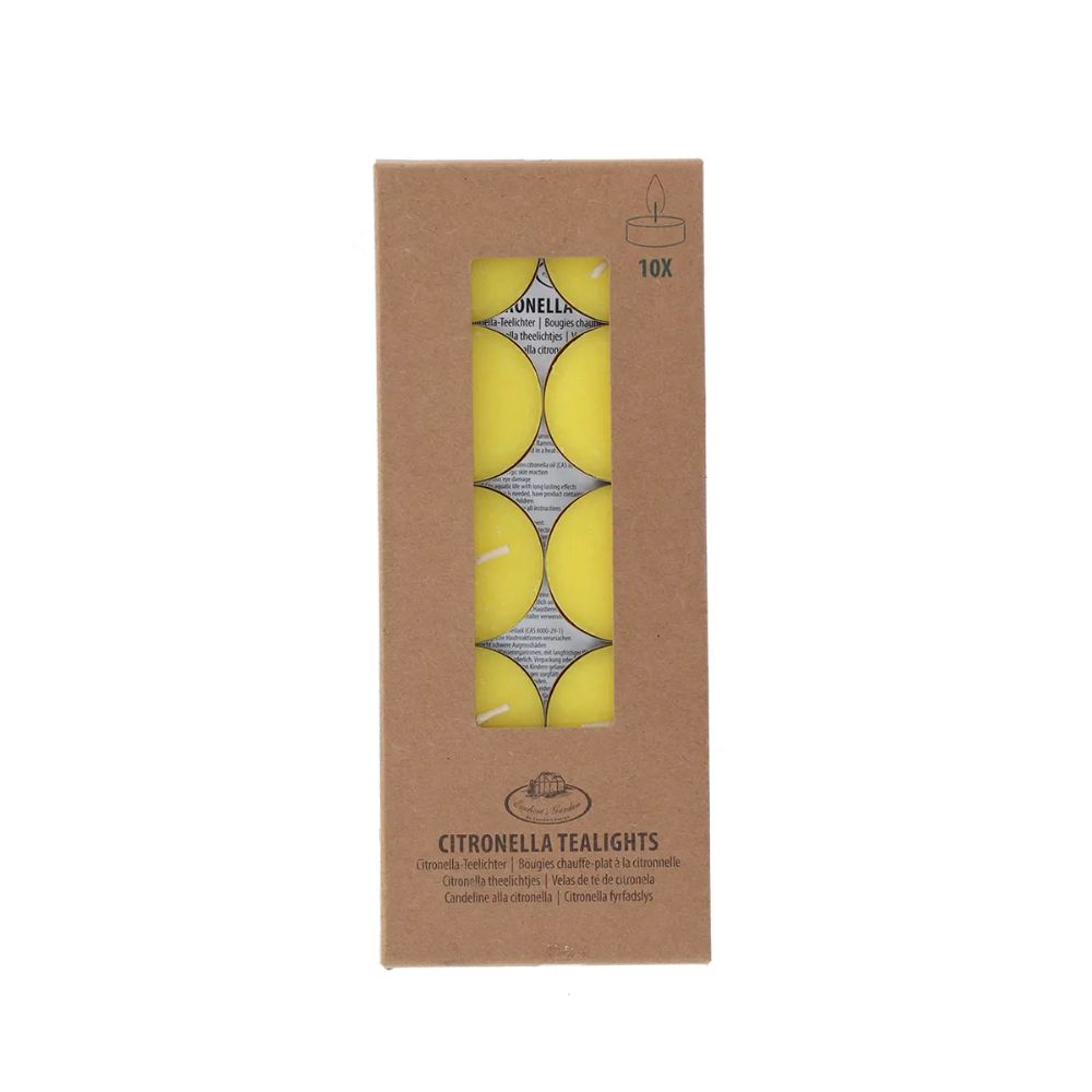 Citronella Teelichter Set/10 S