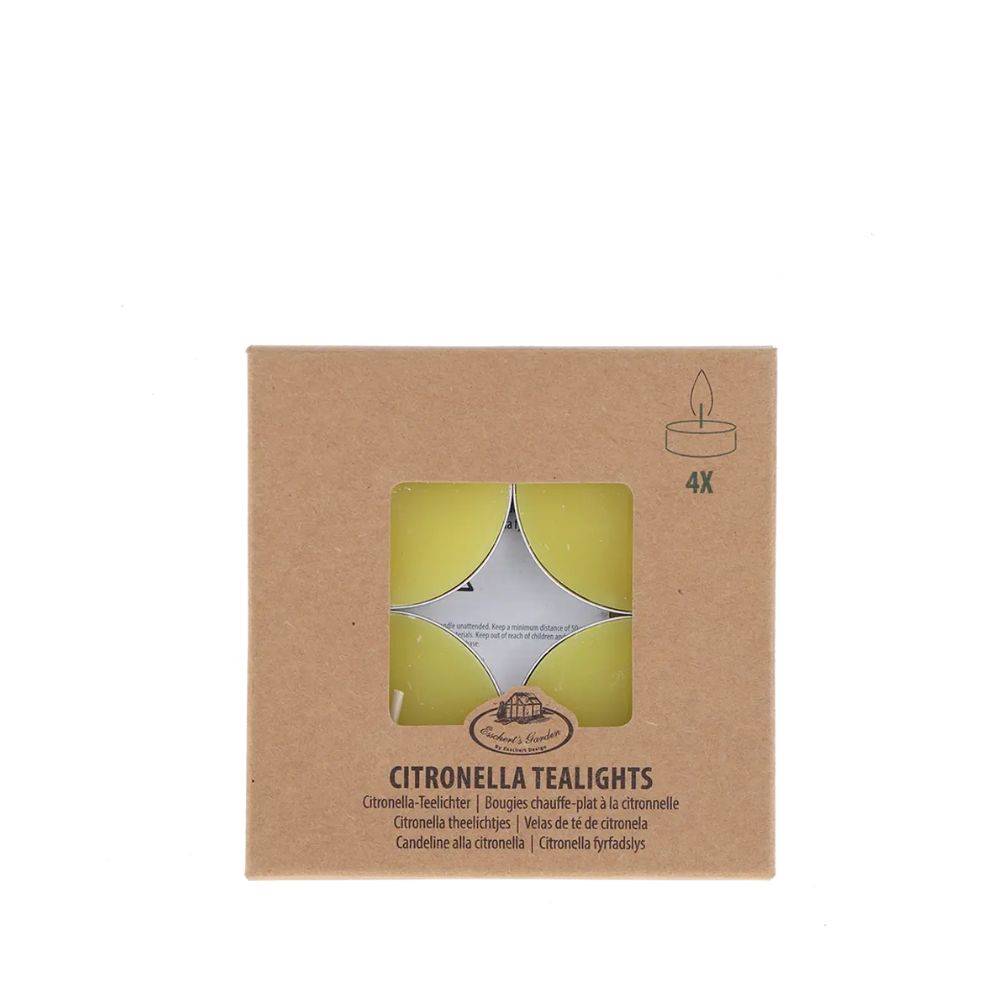 Citronella Teelichter Set/4 L
