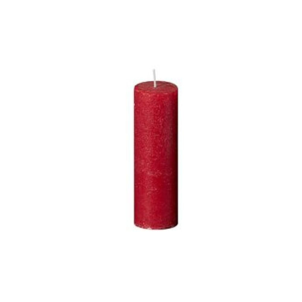 Cylinderkerze Rusti rot 5 Ø 13h