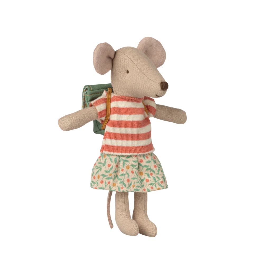 Maileg Dreirad-Maus, Große Schwester, grün