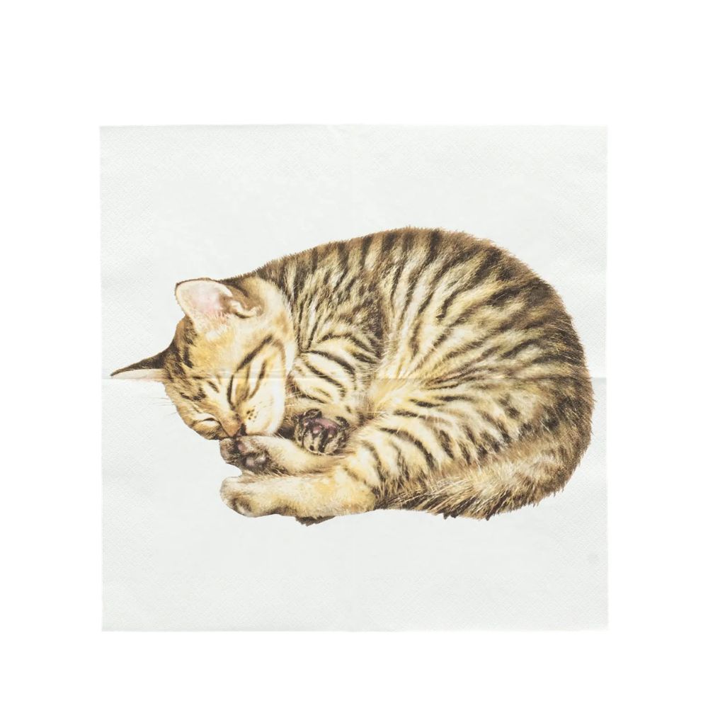 Papierservietten Katze 33x33cm