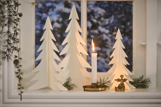 Ib Laursen Scherenschnitt Tannenbaum