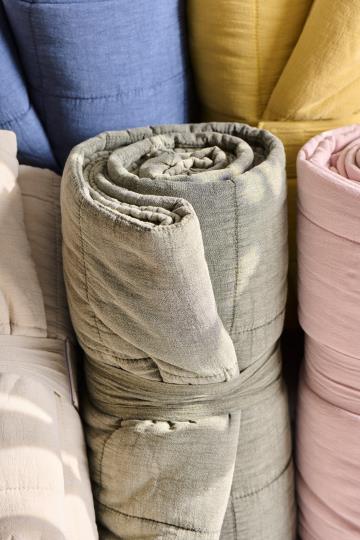 Ib Laursen Klassischer Quilt olivgrün