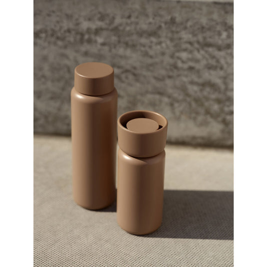Zone Denmark Thermobecher mit zwei Deckeln Singles 400ml Camel