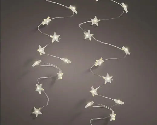 Micro LED Sternenlichterkette Batterie betrieben