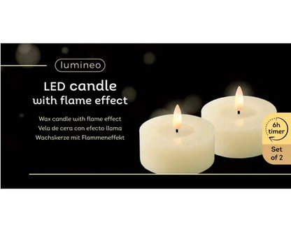 LED Teelicht wachs Flacker-Effekt indoor