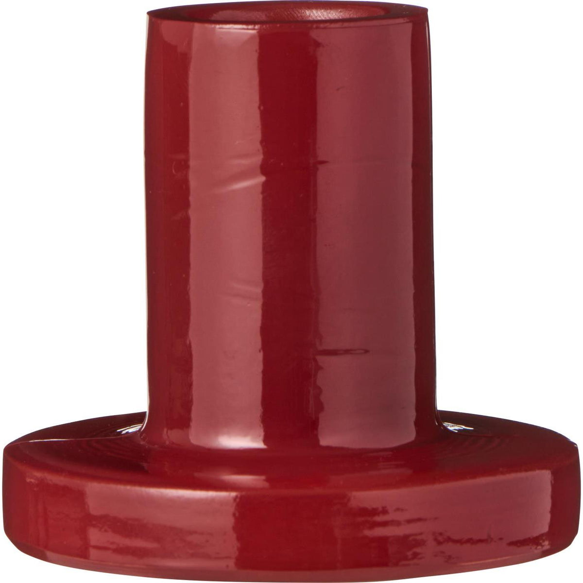 Ib Laursen Kerzenhalter Glas rot