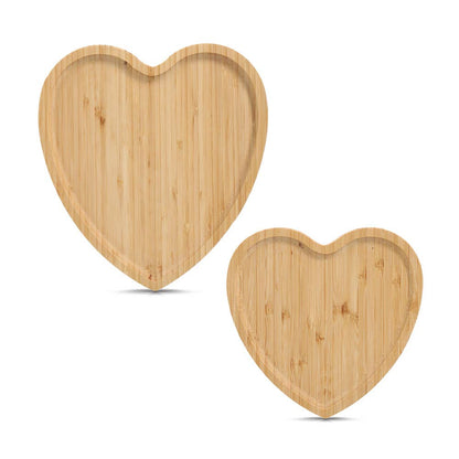Serviertablett "Herz", Bambus 100%FSC