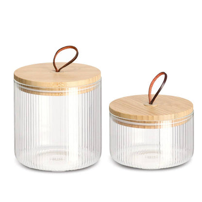 Vorratsglas M. Bambusdeckel, 1050 ml