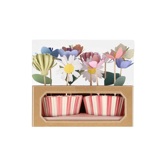 MeriMeri Blumengarten Cupcake-Set