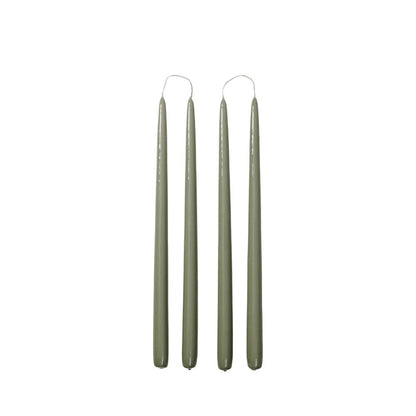 Broste Copenhagen Smooth Glossy 4er Kerzenset