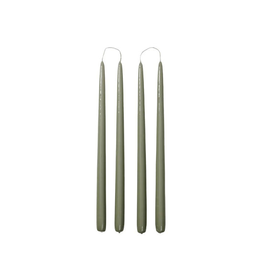 Broste Copenhagen Smooth Glossy 4er Kerzenset