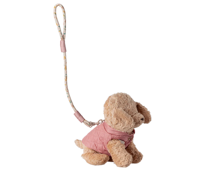 Haustierhalsband und Leine, Rosa