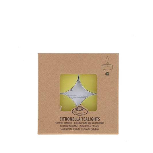 Citronella Teelichter Set/4 L