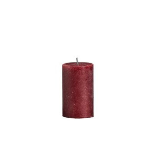 Cylinderkerze Rusti weinrot 6,8 Ø 8h