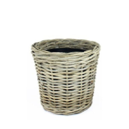 Drypot Sawah Extra Dickes Rattan Grau d52h54cm