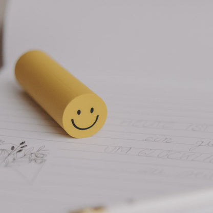 Eulenschnitt Radiergummi Smiley