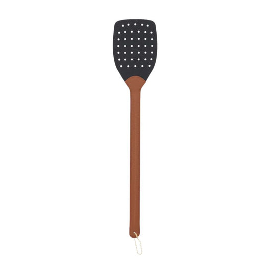 Fliegenklatsche PU Leder schw.braun