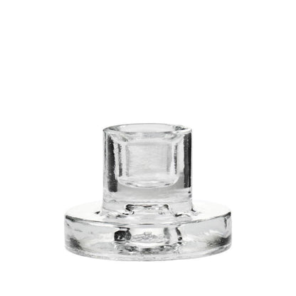 Ib Laursen Kerzenhalter Glas f/1,3 cm Kerze klar