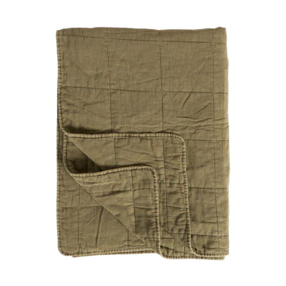 Ib Laursen Klassischer Quilt olivgrün