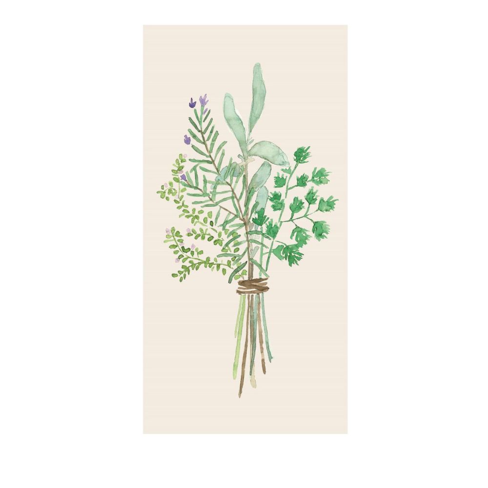 Ib Laursen Serviette 10x20 cm Kräuterstrauß 16 Stck/Pck