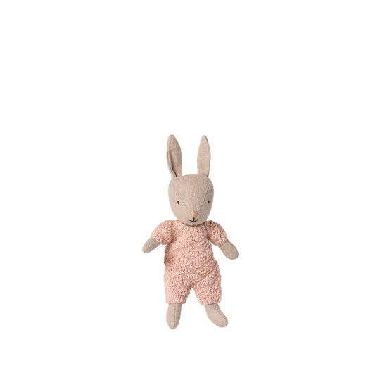 Kaninchen, Mikro - Sand - Rose Strickanzug