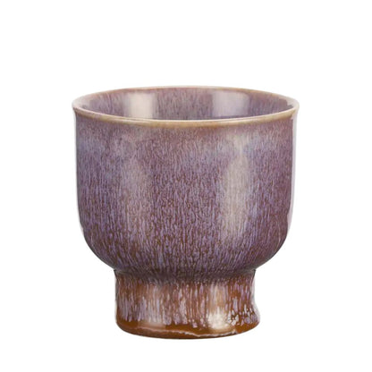 Madam Stoltz Becher, Steingut, purple