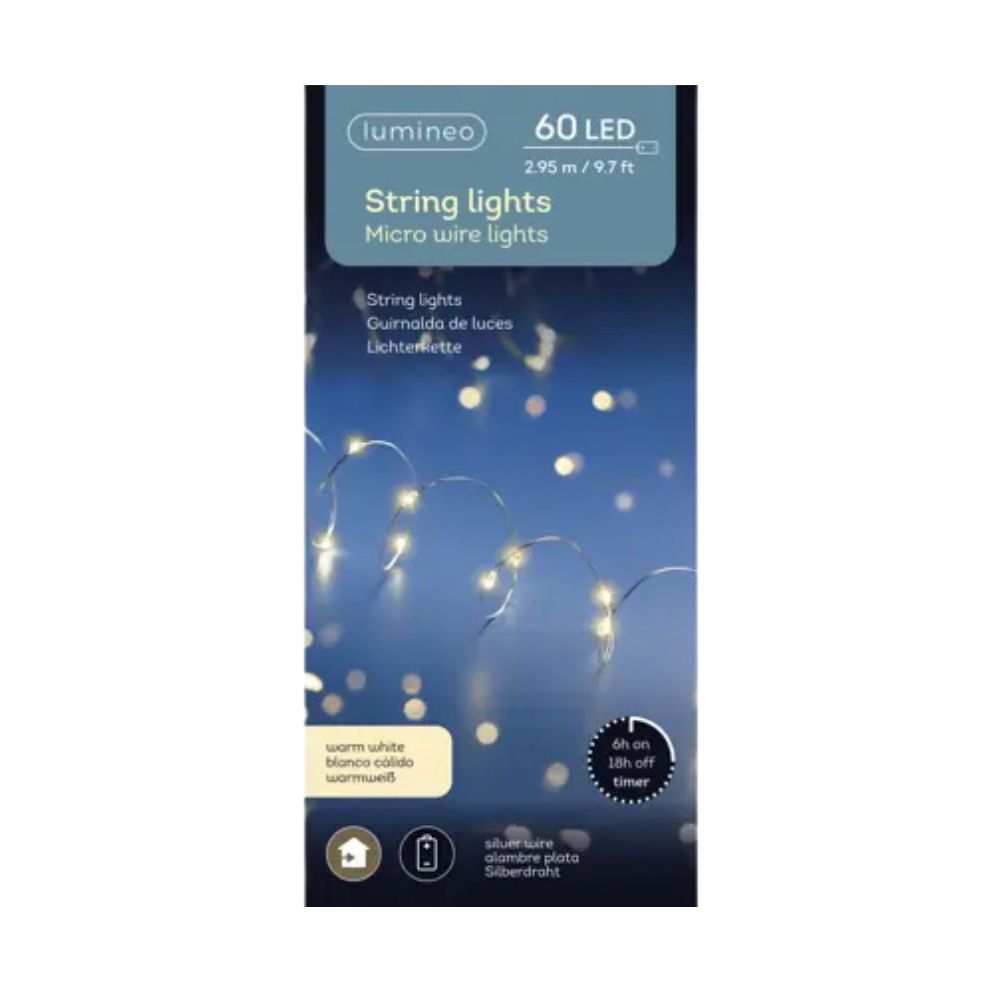 Micro LED Lichterkette Batterie betrieben