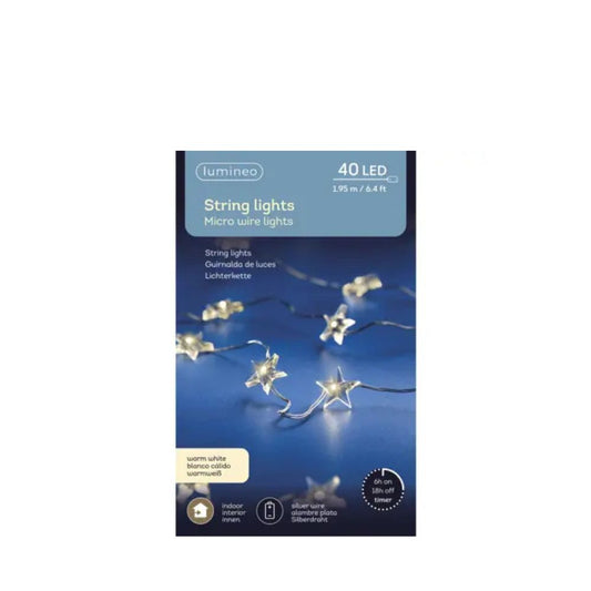 Micro LED Sternenlichterkette Batterie betrieben