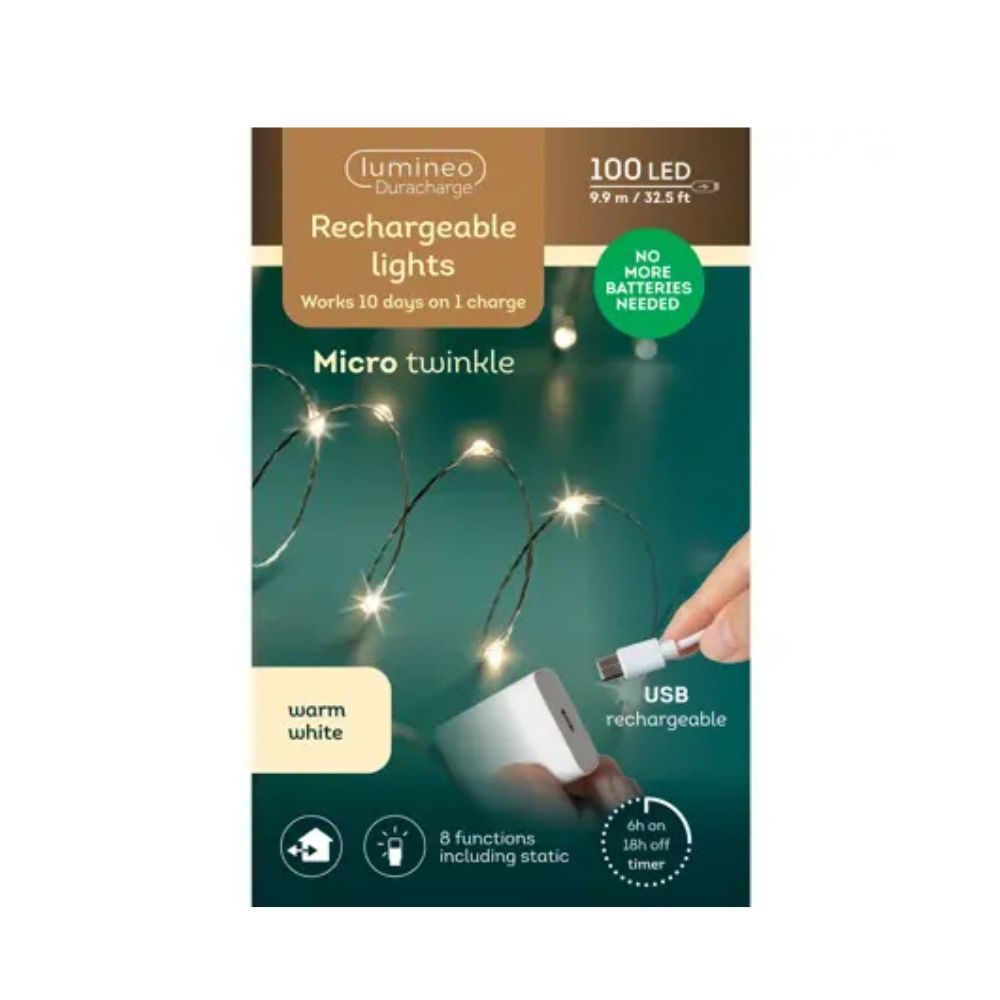 Micro Lichterkette USB Ladefunktion Outdoor