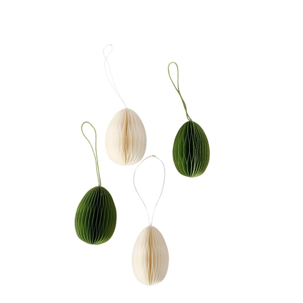 Papier Eier 4er Set