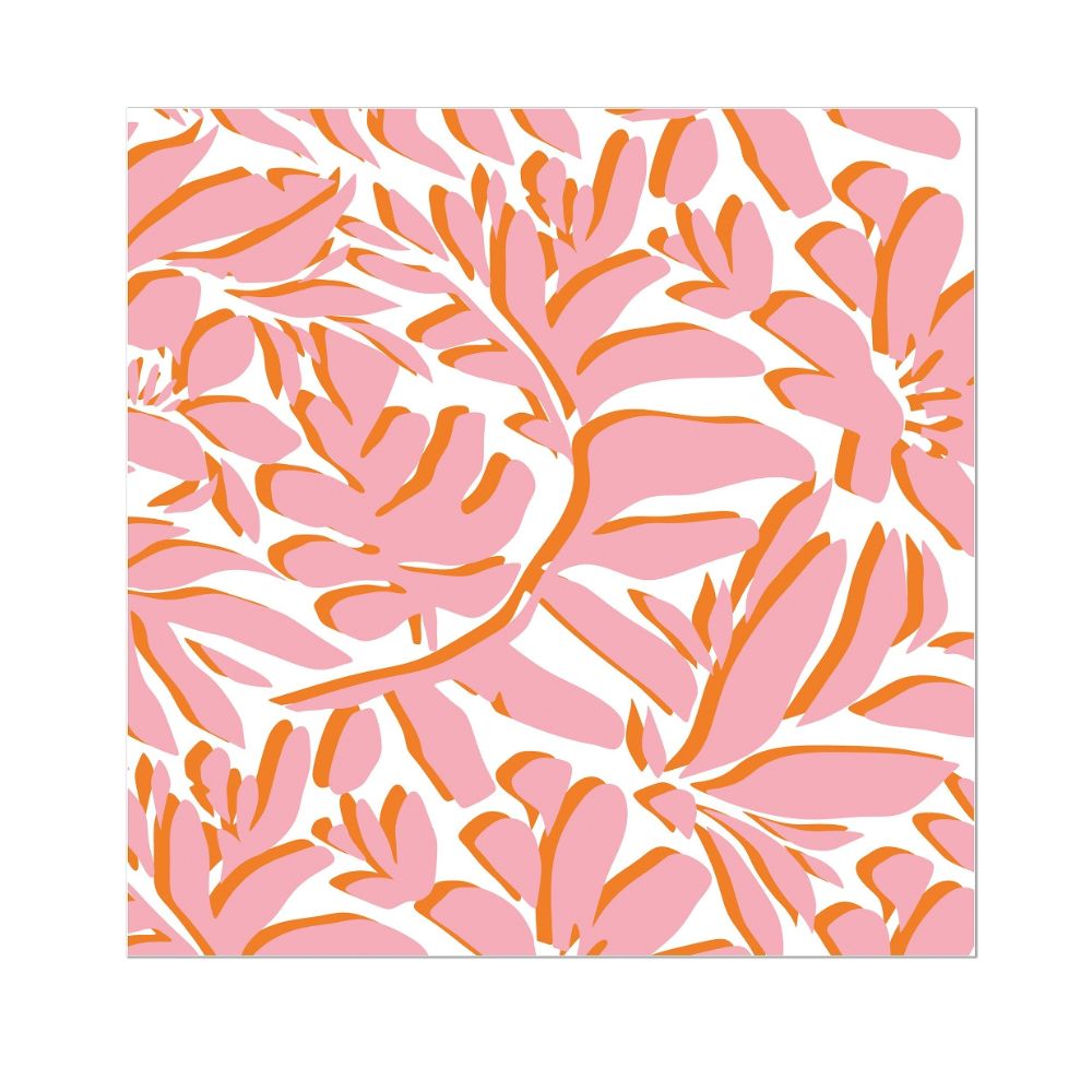 Papier Servietten Blüte orange