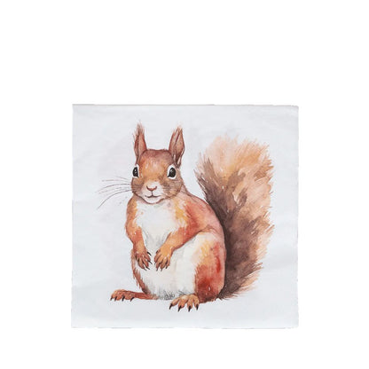 Papierservietten Eichhörnchen 33x33cm