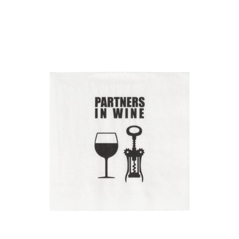 Räder Cocktailserviette Partners in wine