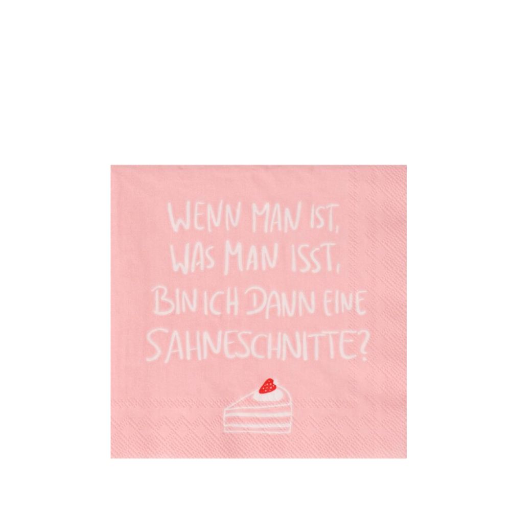 Räder Cocktailserviette Sahneschnitte