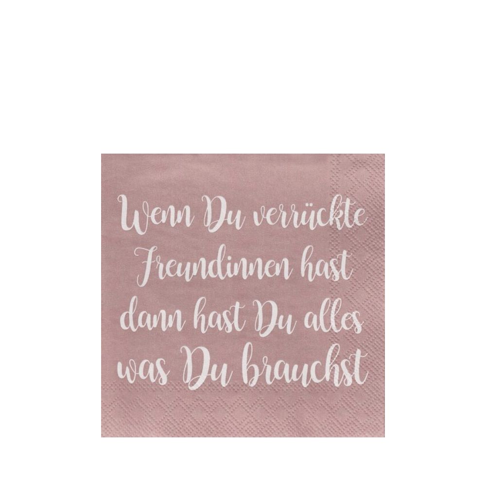 Räder Cocktailserviette  Wenn du verrückte