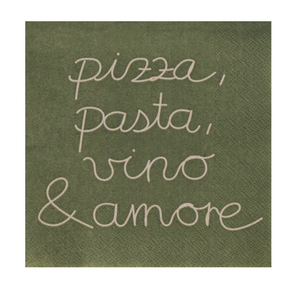 Räder Serviette Pizza,Pasta,Vino & Amore