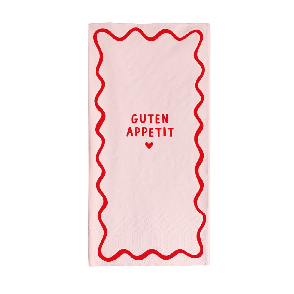Servietten hochformatig Guten Appetit