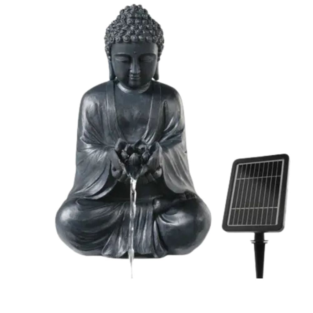 Solar Teichbrunnen Buddha