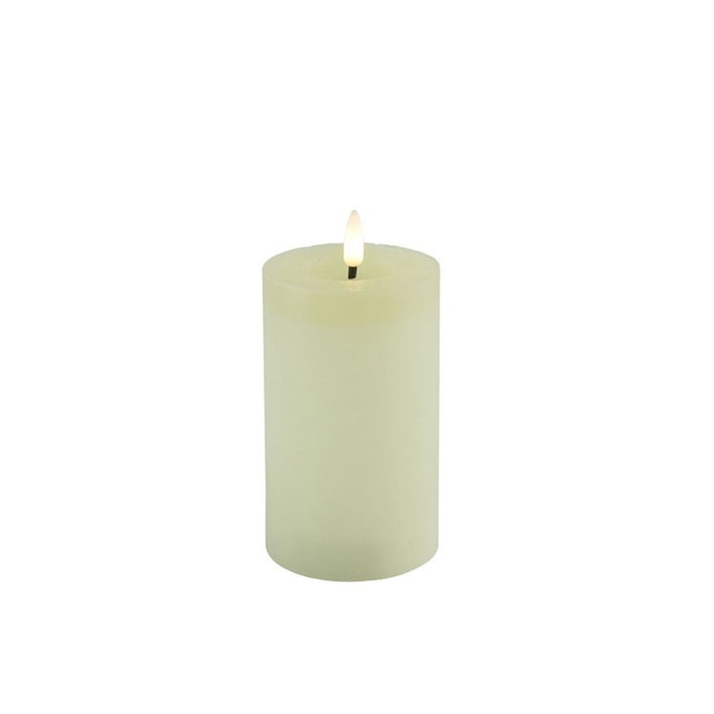 LED Stumpenkerze Rustikal