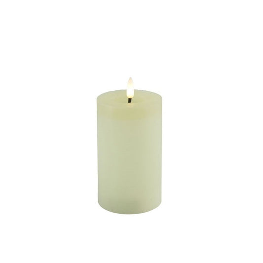 LED Stumpenkerze Rustikal