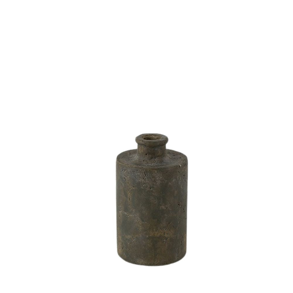 Vase lang Buck S braun/grün