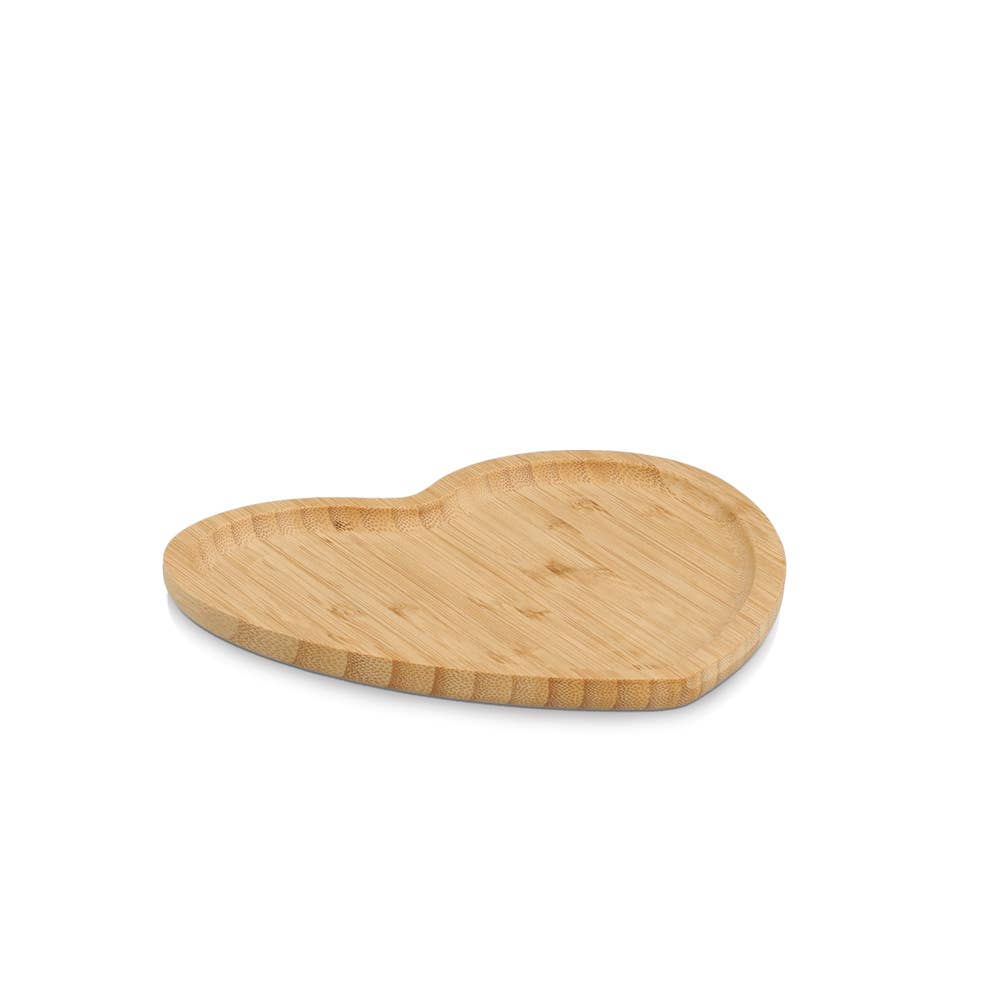 Serviertablett "Herz", Bambus 100%FSC