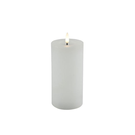 LED Stumpenkerze Rustikal Ø7,5CM